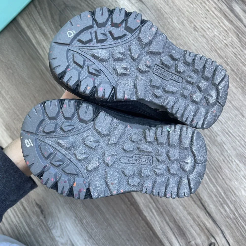 Merrell Kids Black & Gray Digital Camo Snow Boots